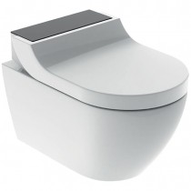 Geberit AquaClean Tuma Comfort WC-Komplettanlage Wand-WC Glas schwarz