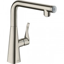 Hansgrohe Spültischmischer Metris Select 260 Schwenkauslauf edelstahl-optik
