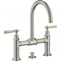 Hansgrohe Zweigriff Waschtischarmatur 220 Axor Montreux Brücke Hebelgriff BN
