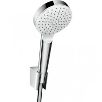 Hansgrohe Brausenset Crometta 1jet EcoSmart 9 l/min/Porter ws./chr.Brauseschl.1600mm