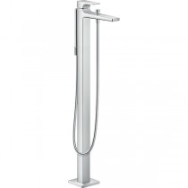HG Wannenmischer Metropol Fertigset zur Bodenmontage chrom