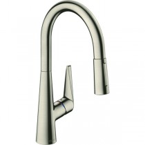 Hansgrohe Spültischmischer 200 mit sBox Ausziehbr.M5116-H200ST edelstahl-optik
