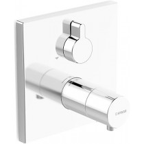 HA Funktionseinheit mit Dekorset Therm.- Wannen-Batt. Hansaliving 4058, verchr.
