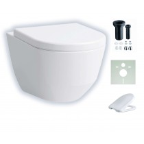 Laufen Pro Compact spülrandloses, wandhängendes Tiefspül-WC mit CleanCoat-Beschichtung H8209654000001