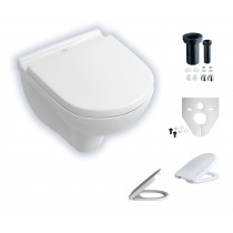 Villeroy & Boch O.Novo wandhängendes-Tiefspül-WC Compact mit CeramicPlus-Beschichtung 568810R1