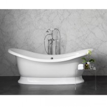 Victoria & Albert, Marlborough Badewanne mit Sockel weiß