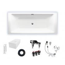 Kaldewei PURO DUO 663, 1700x750x420 Badewanne alpinweiß 266300010001