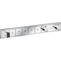 Hansgrohe Thermostat Unterputz RainSelect, Fertigset, 5 Verbraucher, chrom