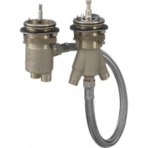 Hansgrohe 2-Loch Thermostat Grundkörper Axor externer Auslauf für Wannenrandmontage