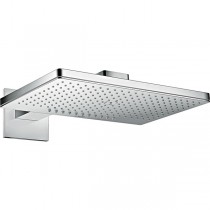 Hansgrohe Kopfbrause 460 2jet Axor chrom mit Brausearm eckig