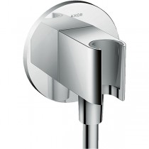 Hansgrohe Schlauchanschluss Fixfit Porter rund Axor DN15 mit Rückflussverhinderer chrom