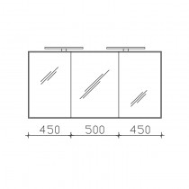 Pelipal Solitaire 6005 Spiegelschrank 1400
