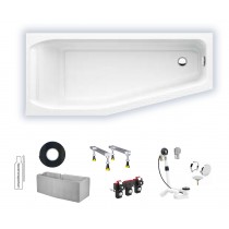 Ideal Standard Rocky Plus/S100 160x70 links Acryl-Raumsparbadewanne