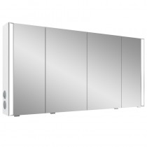 Pelipal Neutraler Spiegelschrank S25 mit seitlichem Lichtprofil 1400 26