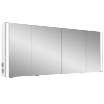 Pelipal Neutraler Spiegelschrank S25 mit seitlichem Lichtprofil 1700