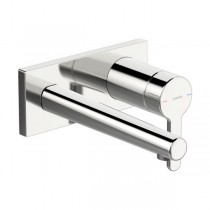 HA Fertigmontageset WT-Wandbatterie 2-Loch, Hansadesigno 5109 chrom
