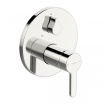 HA Funkt.-Einheit m. Dekorset Einhand- Wa-Batt. Hansadesigno 8111 9563 chrom