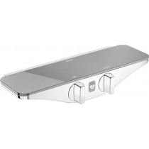 HA Brause-Therm.-Batterie für Wandaufbau Hansaemotion 5863 0172 84 grau/chrom