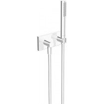 Hansa Brauseset Hansaliving 4443 mit Wandanschlussbogen chrom
