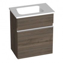 Burgbad Bel GästeBad Mineralguss-Waschtisch+Unterschrank PG1  