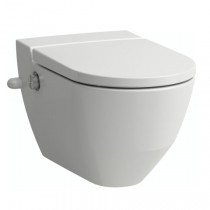 LF Wand-Tiefspül-Dusch-WC CLEANET NAVIA 580x360 rimless ext Anschluss weiß matt