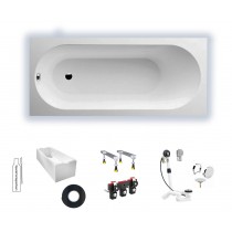 Wannenset Villeroy & Boch Oberon Solo Rechteck 170x75