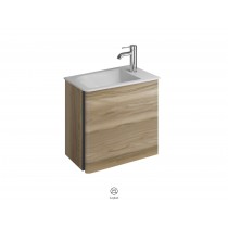 Burgbad Badu Gästebad Mineralguss-Waschtisch inkl. Waschtischunterschrank 520 mm (SFUM052)