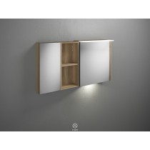 Burgbad Badu Spiegelschrank inkl. LED-Waschtischbeleuchtung, 5 W 1200 (SFUD120)