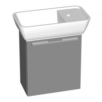 Burgbad Bel GästeBad Mineralguss-Waschtisch+Unterschrank PG4  