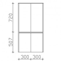 Pelipal Solitaire 6040 Midischrank PG2