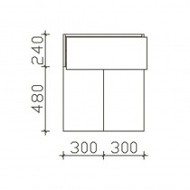 Pelipal Universelle Beimöbel Highboard (PELUGL516033) PG1