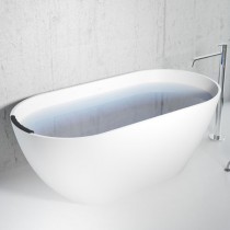 Riho Bilbao Freistehende Badewanne 1500x750 mm, freistehend weiß 	