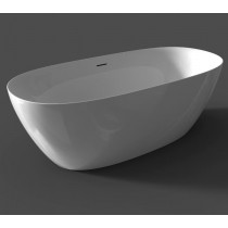 Riho freistehende Badewanne Alba 170x80 weiß