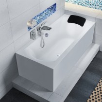 Riho Linares Plug & Play Badewanne, Eckausführung links, 1600x700mm, 95 Ltr.