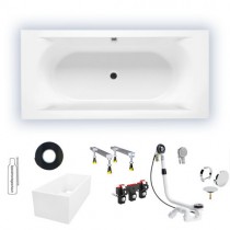 Riho Rechteck-Badewanne Lima 190x90 cm / weiß B053001005 AKTIONSPREIS