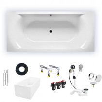Riho Rechteck-Badewanne Linares rechts,  170x75 B141001005 AKTIONSPREIS