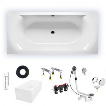 Riho Rechteck-Badewanne Linares rechts,  180x80 B142001005 AKTIONSPREIS