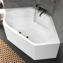 Riho Winnipeg Plug & Play Badewanne, Eckeinbau, 1450x1450mm, 225 Ltr.