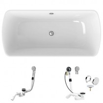 Rocky L100 Cosy Acrylwanne freistehend 1800 x 850 x 620 mm, weiß