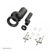 SANIT Wand-WC Etagen-Anschlussgarnitur DN 100, etagiert 25 mm