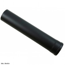 Rockytherm Rauchrohr 1000 mm, DM160, Farbe: Schwarz