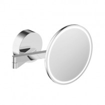 sam Kosmetikspiegel konkav 2-armig LED 5503604 3-fach Direktanschluß chrom