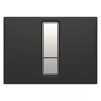 SANIT Betätigungsplatte Ineo Bright 2C Duroplast schwarz / matt chrom