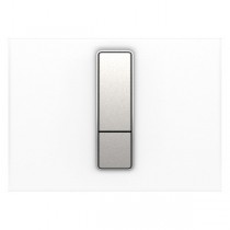 SANIT Betätigungsplatte Ineo Bright 2C Duroplast weiß/matt chrom