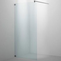 SPRINZ Rocky-Line I Walk-in Duschabtrennung, 1400 x 2100, rahmenlos, verschiedene Profilfarben, IE31.2