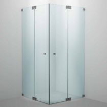 SPRINZ Rocky-Line O Duschabtrennung 1000 x 1000 x 2000, Eckeinstieg mit Pendeltüren, verschiedene Profilfarben, O10.0
