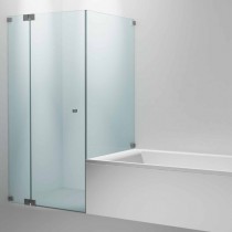 SPRINZ Rocky-Line O Duschabtrennung 1000 x 1000 x 2000, Fronteinstieg, Pendeltür oder Drehtür mit Festteil, verkürzte Seitenwand, verschiedene Profilfarben, O12.0