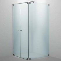 SPRINZ Rocky-Line O Duschabtrennung 900 x 900 x 2000, Fronteinstieg mit Pendeltüren, verschiedene Profilfarben, O19.5