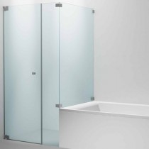 SPRINZ Rocky-Line O Duschabtrennung 900 x 900 x 2000, Fronteinstieg, Pendeltür oder Drehtür mit Festteil, verkürzte Seitenwand, verschiedene Profilfarben, O18.9