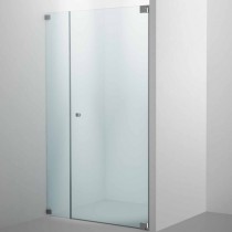 SPRINZ Rocky-Line O Duschabtrennung für Nische, Pendel- oder Drehtür mit Festteil, 900 x 2000, verschiedene Profilfarben, O23.9